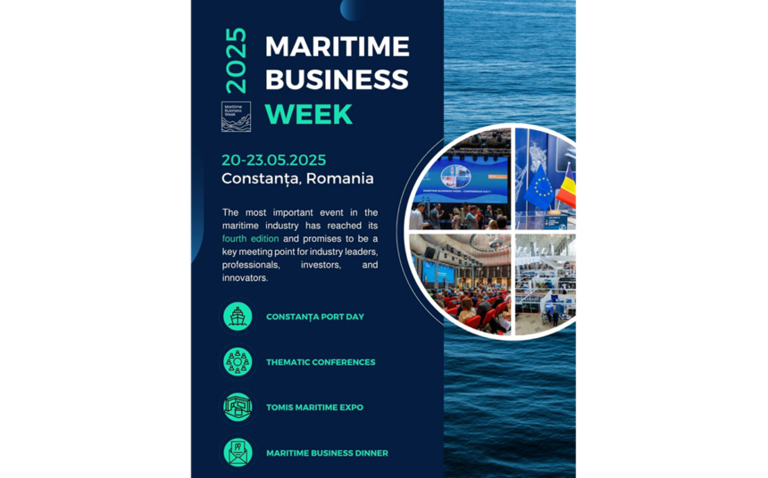 Maritime Business Week 2025: cea mai amplă platformă de dialog și parteneriat dedicată sectorului maritim românesc se întoarce la Constanța 1 maritime business week 2025 cea mai ampla platforma de dialog si parteneriat dedicata sectorului maritim romanesc revine la constanta 6823127caf3b8