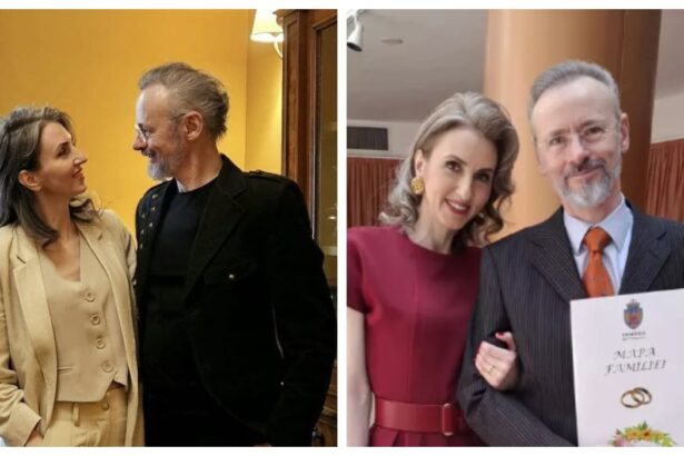mihai albu si elena nechifor s au casatorit astazi primele imagini de la starea civila ce rochie a ales partenera designerului 683051a24e640