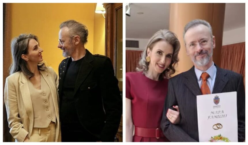 mihai albu si elena nechifor s au casatorit astazi primele imagini de la starea civila ce rochie a ales partenera designerului 683051a24e640