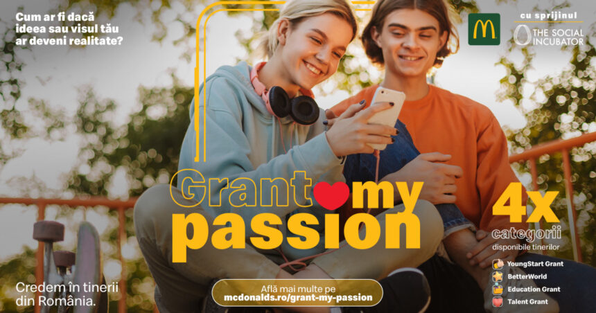 p mcdonalds lanseaza grant my passion un program pentru tinerii cu initiativa din romania 682f464a45782