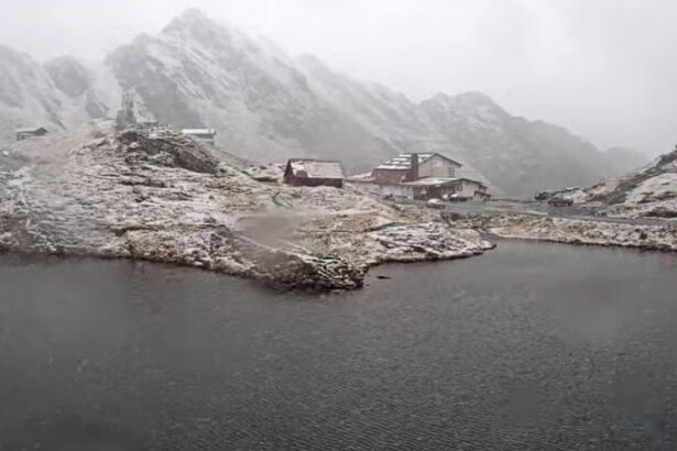 video iarna in luna mai la balea lac stratul de zapada ajunge la 16 centimetri 68285deea4b62