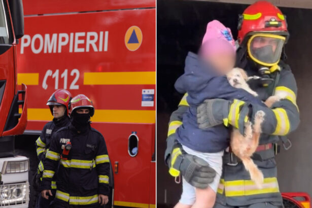 video incendiu puternic cu degajari mari de fum intr un bloc din ploiesti 30 de persoane inclusiv copii au fost evacuate 682892ae0f288