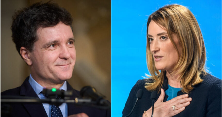 Nicușor Dan se va întâlni în această seară cu Roberta Metsola, președinta Parlamentului European premiată la Timișoara. 1 video nicusor dan se va intalni in aceasta seara cu roberta metsola presedinta parlamentului european premiata la timisoara 682dc5f48b1fc