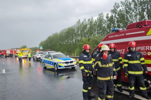 videofoto planul rosu de interventie activat pe a1 nadlac arad accident grav cu 11 victime traficul rutier este blocat 6825f6b1657db