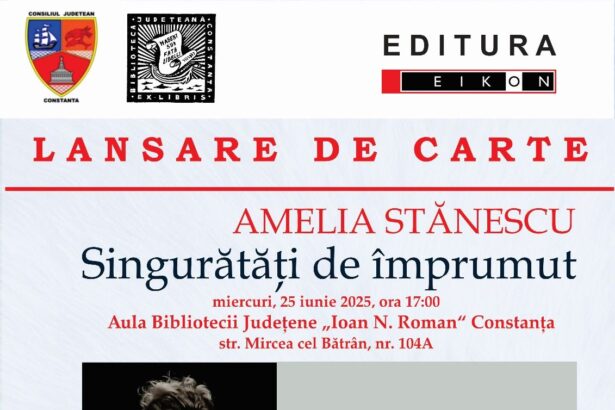 amelia stanescu lanseaza volumul de poeme singuratati de imprumut la biblioteca judeteana constanta 6855f9585cee2