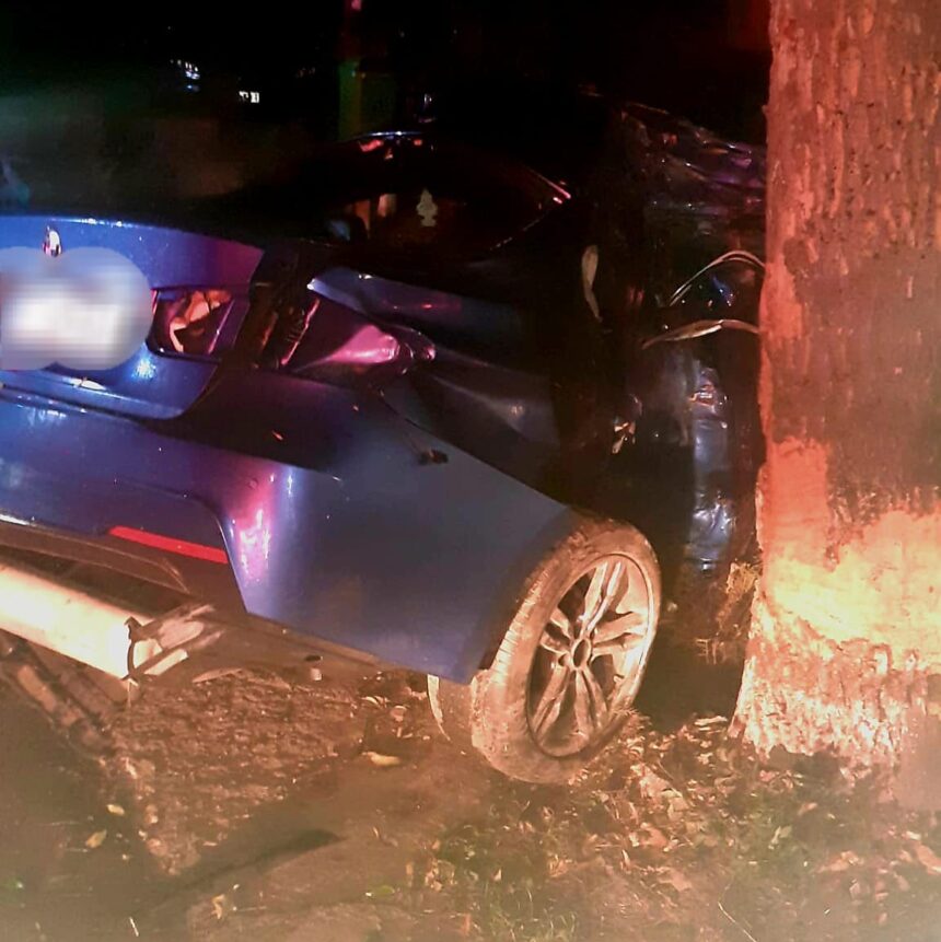constanta un autoturism a intrat intr un copac pe bulevardul ferdinand 6862e39f5afc1