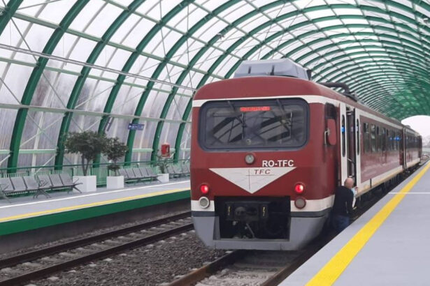 degajari de fum la automotorul unui tren care circula catre aeroportul henri coanda circulatia a 3 trenuri de calatori a fost afectata 685949adc4457