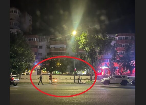 foto cu carbunii aprinsi prin constanta un barbat a starnit panica plimbandu se cu un carucior in flacari 684fdab0e0172