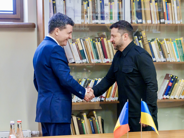 foto nicusor dan s a intalnit cu volodimir zelenski mesajul transmis 683de10851479