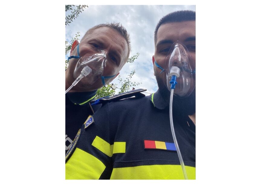 foto o fetita de 11 ani a fost salvata de politisti dintr un apartament in flacari micuta a fost preluata de echipajul smurd 685553298acd1