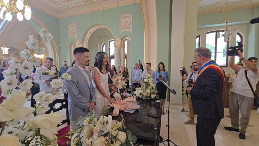 foto video prima casatorie civila la cazinoul din constanta cine sunt primii tineri care si au unit destinele in decorul impresionant 68553d1797bfb