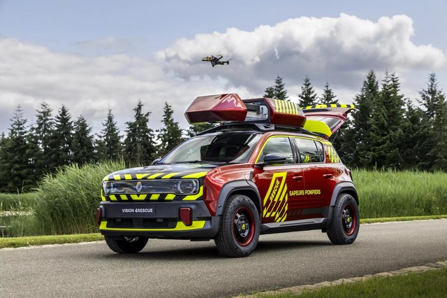 foto vision 4rescue un concept bazat pe modelul electric renault 4 pentru interventii de urgenta 684bae5cebc7d
