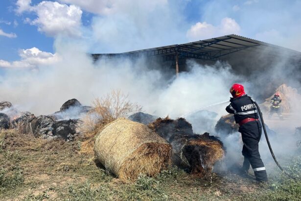 incendiu de baloti la chirnogeni interventie rapida a pompierilor 6857f21db443f