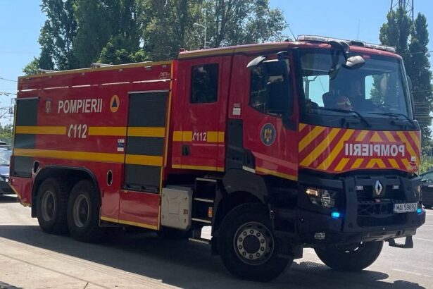 incendiu de vegetatie uscata la intrarea in mamaia in apropierea sectiei raja 68582363cd722
