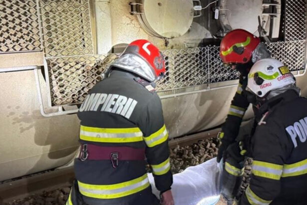 locomotiva si doua vagoane ale unui tren plin cu benzina au deraiat se scurge combustibil dintr unul dintre vagoane 6843caa5673aa