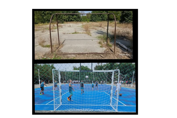 o fotografie cat o mie de cuvinte catalin filisan palatul copiilor constanta 2024 vs 2025 inainte si dupa ce ne am implicat in renovarea terenurilor de sport 685ff355a10dd