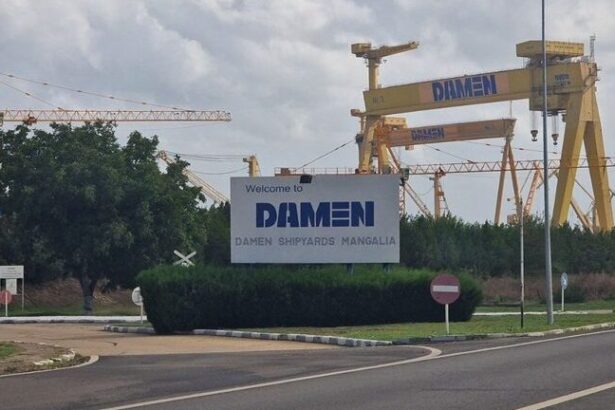 o noua raza de speranta pentru angajatii damen mangalia italienii de la palumbo group au vizitat santierul 68528c101064e