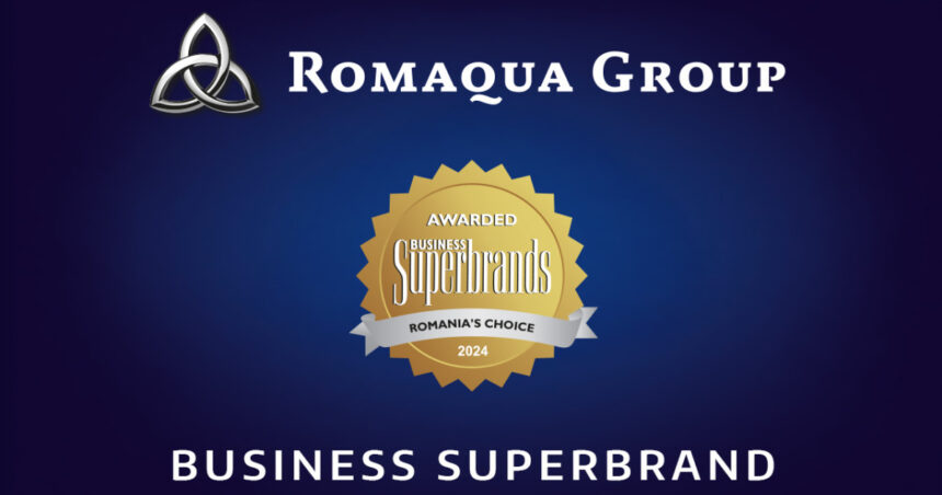 Romaqua Group devine Business Superbrand 1 p romaqua group obtine statutul de business superbrand 6841b8d46e776