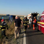 plan rosu de interventie in constanta activat dupa ce un autocar s a rasturnat in accident a fost implicat si un autoturism 685c2ae014307