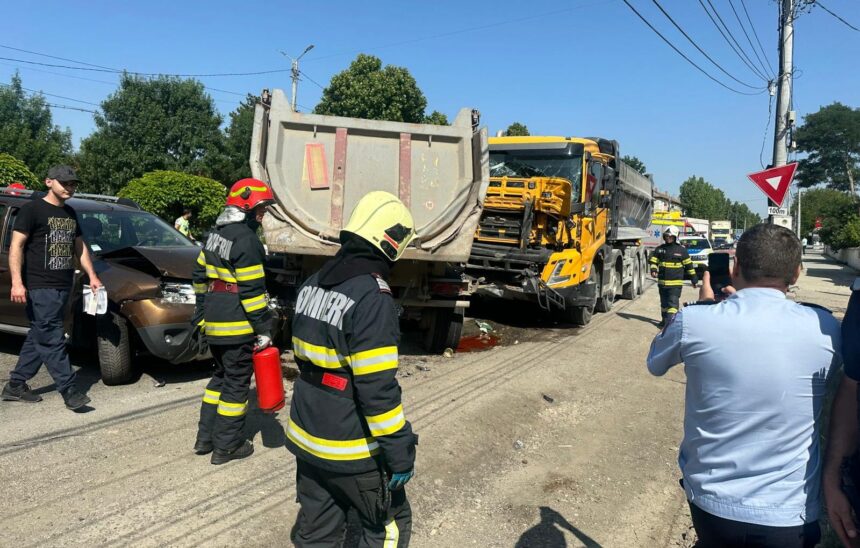 trafic restrictionat la mihail kogalniceanu in urma carambolului cu sapte vehicule implicate cum a avut loc accidentul rutier 68512c71cb166