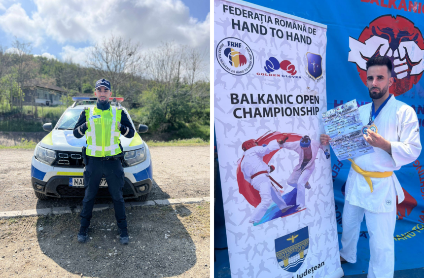 un exemplu de disciplina si ambitie politist din judetul constanta medaliat la campionatul balcanic in doua probe 6846d54058354
