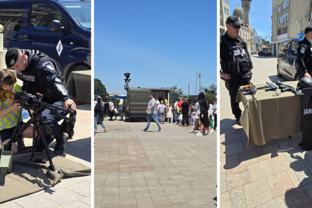 video 1 iunie in piata ovidiu copiii din constanta au sarbatorit alaturi de politisti jandarmi si pompieri 683c37a77f3f3