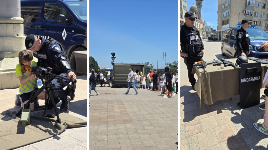 video 1 iunie in piata ovidiu copiii din constanta au sarbatorit alaturi de politisti jandarmi si pompieri 683c37a77f3f3