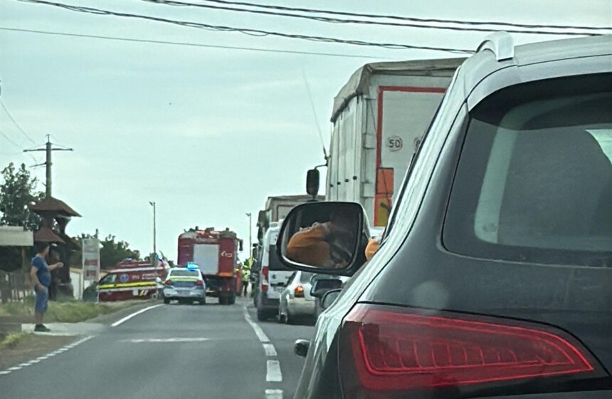 video accident grav in judetul tulcea pe dn 22 in zona localitatii baia traficul ramane perturbat si dupa ora estimata pentru reluare 6855755c594f3