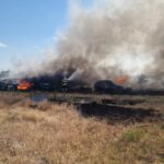 video incendiu de proportii pe strada varful cu dor din constanta opt autoturisme in flacari 6859629f8a59f