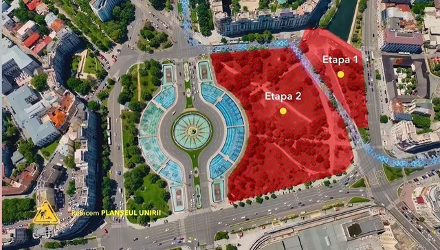 video incepe santierul pentru refacerea planseului unirii in ce zone nu se poate circula si care sunt rutele alternative 6847cec31beac