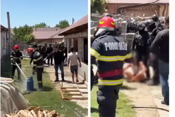video o femeie a amenintat ca isi incendiaza locuinta dupa o cearta cu iubitul mascatii au intervenit la timp 68599b1acb9f7