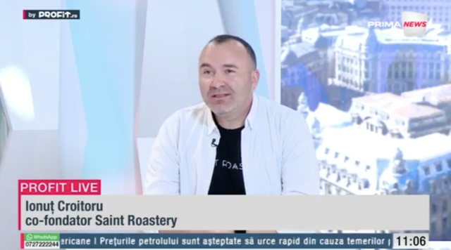 video profit ro tv ionut croitoru co fondator saint roastery in romania cafeaua de specialitate este sub 10 din consumul total de cafea competitia este foarte mica vrem sa ne extindem in 686210a9bad96