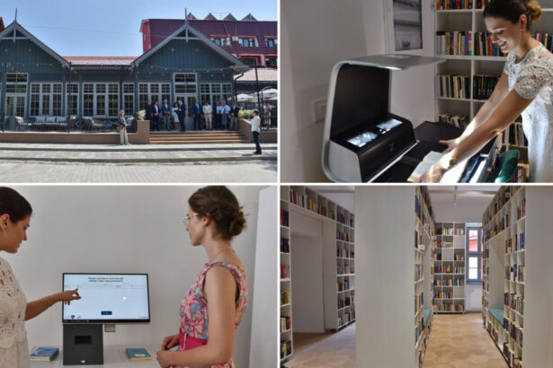 video ruina transformata in biblioteca cum functioneaza sistemul self service in cea mai moderna biblioteca dintr o statiune balneara 684fb2afef2cf