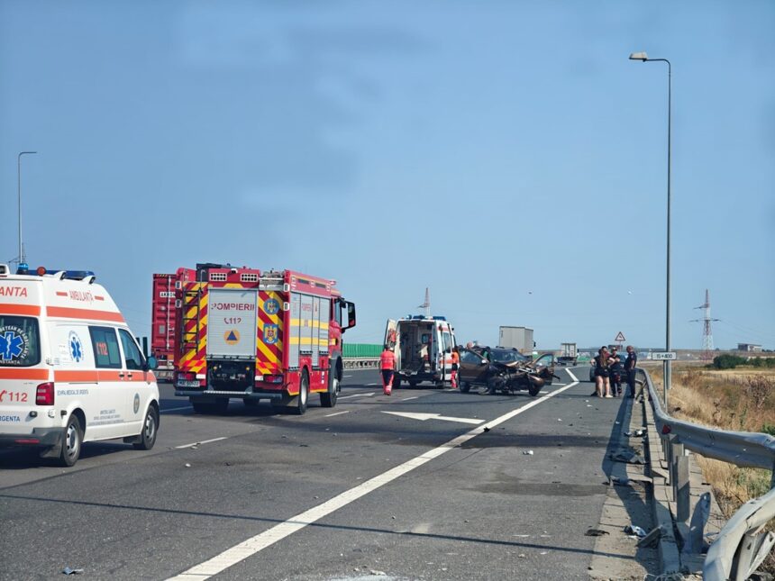 accident grav pe a4 intre cumpana si agigea au fost trimise ambulante si elicopterul smurd 687e495de34ca
