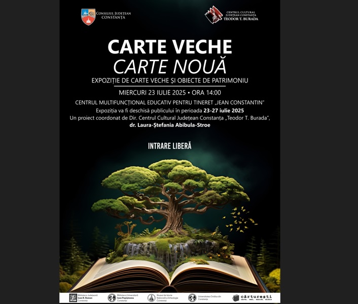 CJC și Centrul Cultural „Teodor T. Burada“ readuc în prim-plan istoria prin cărți rare, la a IV-a ediție a expoziției „Carte veche | Carte nouă“ 1 cjc si centrul cultural teodor t burada readuc in prim plan istoria prin carti rare la a iv a editie a expozitiei carte veche carte noua 687ed0d06fa28