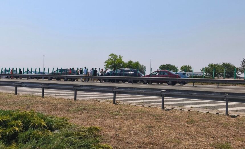 coliziune in lant pe autostrada a2 sapte masini implicate trafic restrictionat spre litoral 686e4613df530