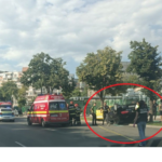 foto accident cu doua victime in fata spitalului de boli infectioase din constanta una dintre masini s a rasturnat 687cfee648141