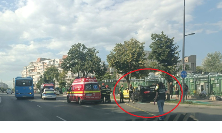 Accident cu două victime în fața Spitalului de Boli Infecțioase din Constanța: Una dintre mașini s-a răsturnat 1 foto accident cu doua victime in fata spitalului de boli infectioase din constanta una dintre masini s a rasturnat 687cfee648141