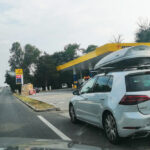 foto doua autoturisme s au ciocnit in zona podului de la neptun 6877c3760dc3e
