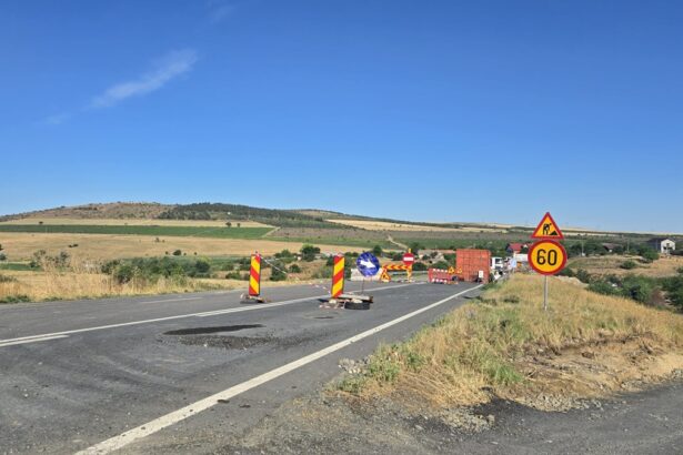 foto video restrictii de trafic pe dn 2a iata cum evolueaza lucrarile la podul de langa curcea si care sunt rutele ocolitoare 687b406244d53