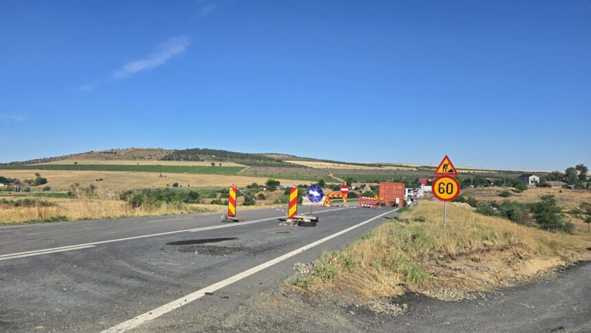 foto video restrictii de trafic pe dn 2a iata cum evolueaza lucrarile la podul de langa curcea si care sunt rutele ocolitoare 687b406244d53