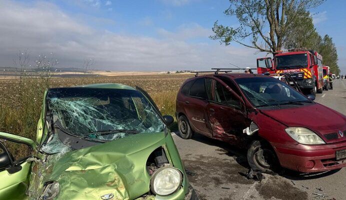 grav accident rutier in judetul tulcea o femeie si un minor transportati la spital 687a18f2c2ae2