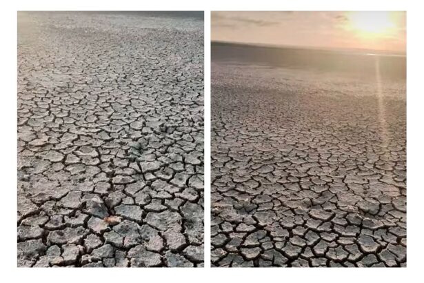 imagini dramatice din judetul constanta lacul nuntasi a secat din nou pamant crapat si nicio urma de apa 687350622d98e