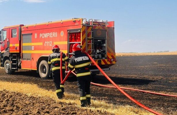 incendiu de vegetatie in apropiere de techirghiol circulatia rutiera pe dn38 oprita 686fa5f6aeb8e