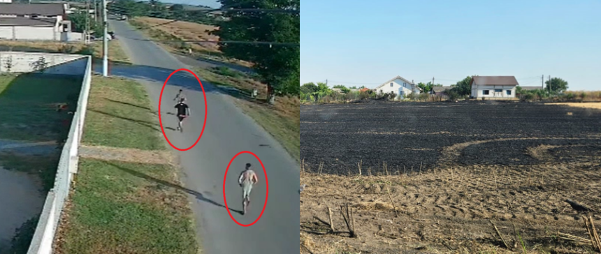 la un pas de dezastru au fost identificati tinerii care au dat foc vegetatiei uscate de langa casele din poarta alba 686d33d83d50e