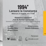 lansarea microromanului 1994 de mugur grosu la biblioteca judeteana constanta 6888b48877c07