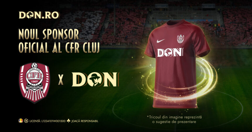p don ro este noul sponsor oficial al cfr cluj unul dintre cele mai mari cluburi de fotbal din romania 686789cf614d1