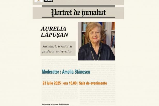 portret de jurnalist aurelia lapusan la biblioteca judeteana constanta 687fae6e56a9c