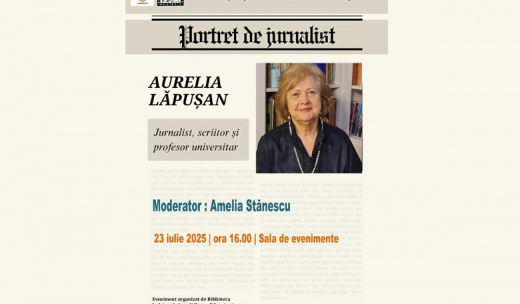 portret de jurnalist aurelia lapusan la biblioteca judeteana constanta 687fae6e56a9c