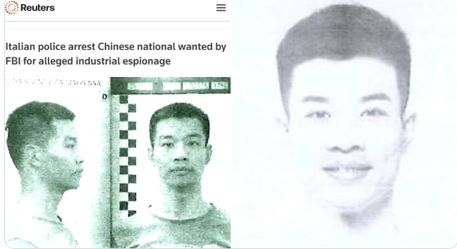 Un hacker chinez, acuzat de spionaj legat de vaccinurile împotriva covid-19 în SUA, a fost arestat la Milano. 1 un hacker chinez acuzat de spionaj privind vaccinuri impotriva covid 19 in sua arestat la milano 686d6c280f3de